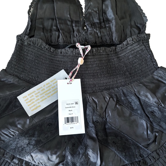 NWT LoveShackFancy Quintelle Dress | Black | Size S | $595 Retail - Picture 5 of 11